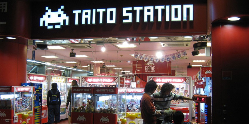 Dive into retro and modern gaming at the multi-level Taito Station in Shinjuku.
