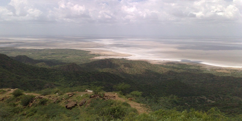 The white desert at Rann of Kutch, one of the best places to visit in Gujarat in February.