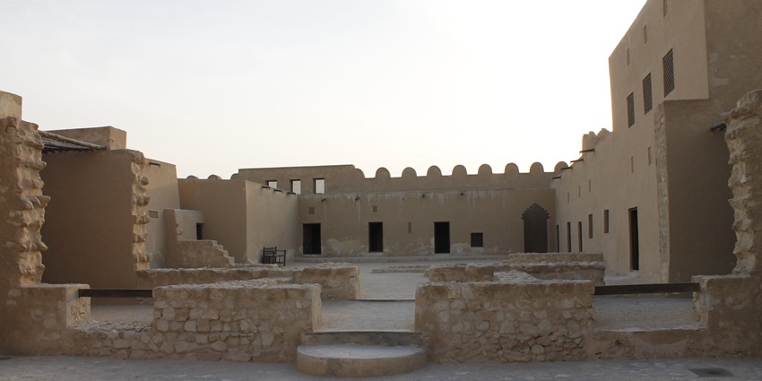 Riffa Fort’s commanding stone structure is a key highlight among historical places in Bahrain.