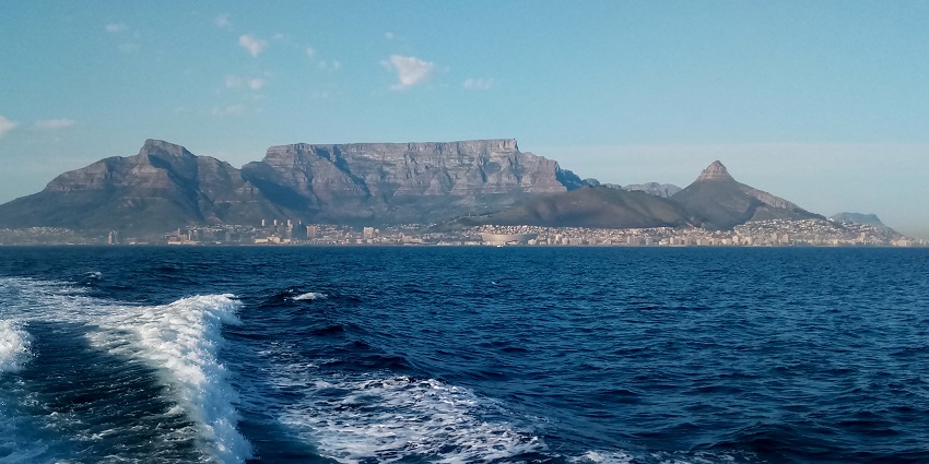 Prison buildings and coastal views on Robben Island, one of the top islands in South Africa.