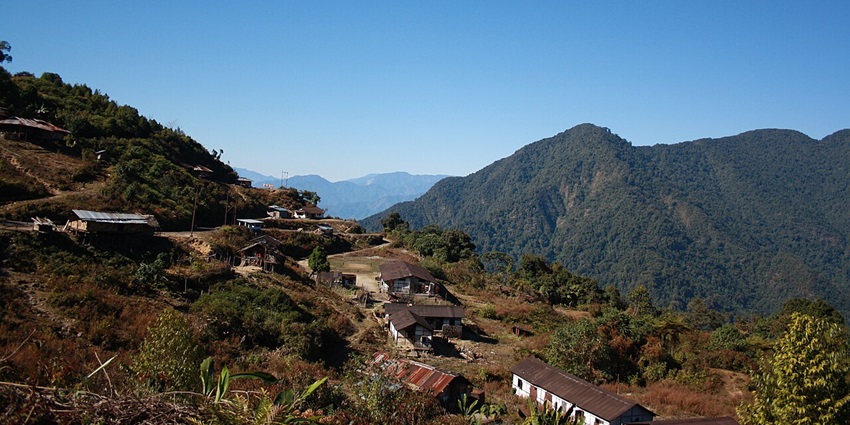 Panoramic view of the majestic Roing valley, one of the best places in Arunachal Pradesh