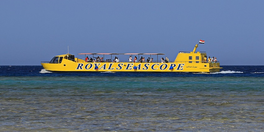 Image of the royal seascope tour near the Rotes Meer, Makadi Bay