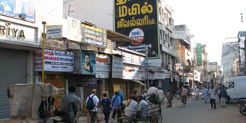 An image showing a view of Madurai, a popular place to visit in Tamil Nadu.