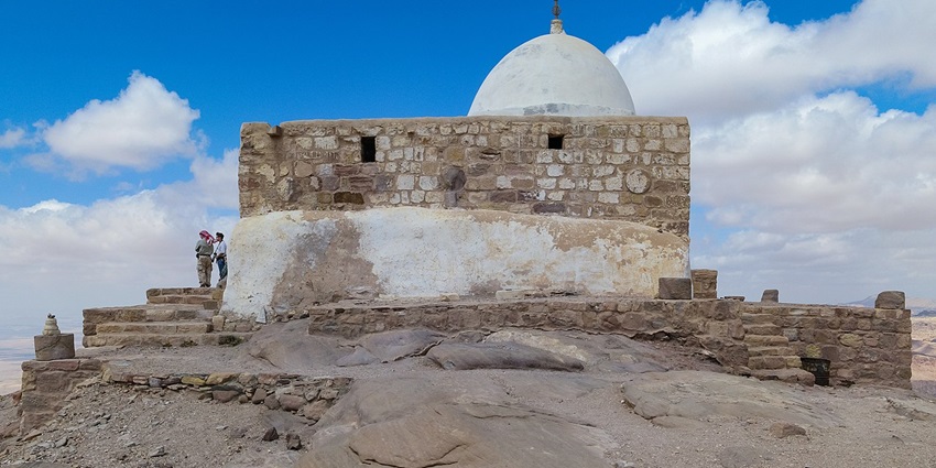 Shrine of prophet Harun on Mount Aaron, one of the Islamic historical places in Jordon
