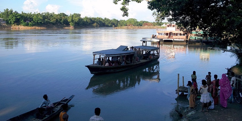 View of the Barak river in Silchar, one of the off-beat places to visit in Assam in September