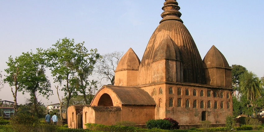 Shiva Doul in Sivasagar, with its traditional architectural building,is one of the top places to visit in Assam in November.