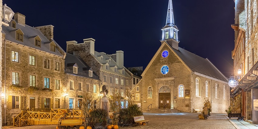 things to do in Quebec Canada include visiting historic squares like Place Royale, with its charming stone architecture.