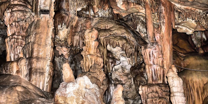 Things to do in Gibraltar, Spain, include exploring the interior of St Michael’s Cave