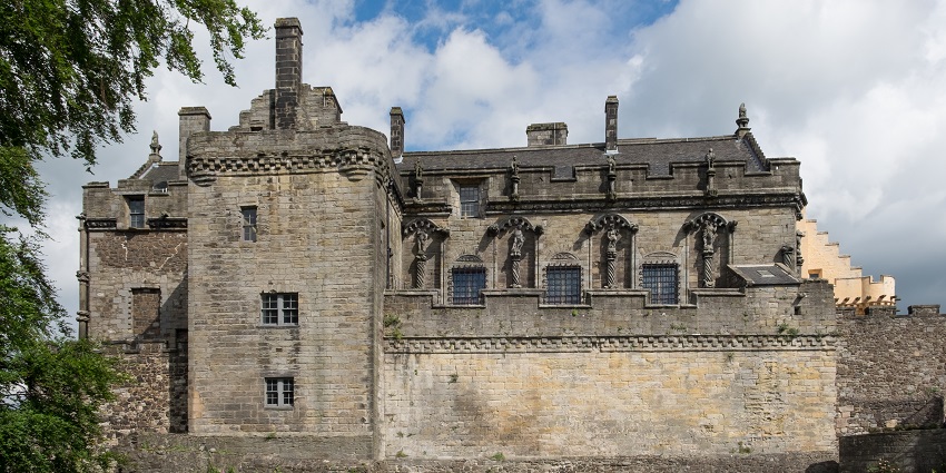 Stirling Castle’s Royal Palace, one of the historical places to visit in Scotland.