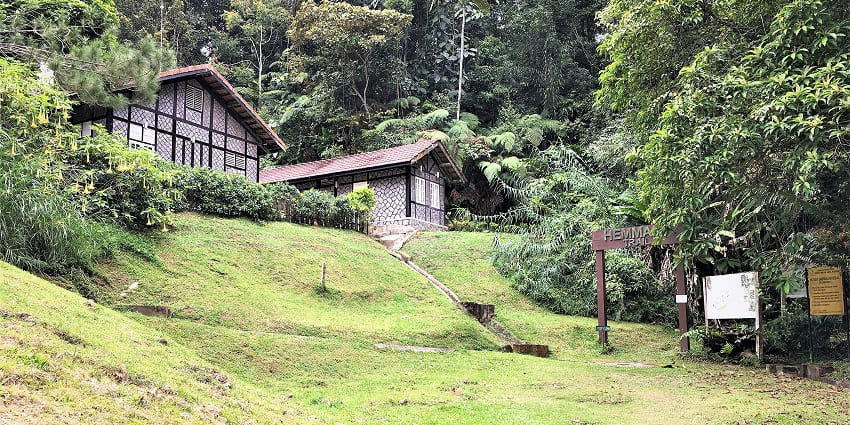 View of the western start point of the Hemmant Trail, Fraser's Hill near Fraser's Hill Mosque.