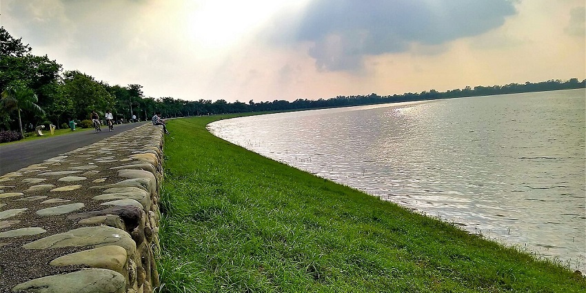 The Sukhna Lake in Chandigarh, one of the best places to visit in Punjab in June.