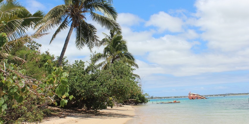 Capture views while sipping drinks on the peaceful shores of Pangaimotu Island, Tonga