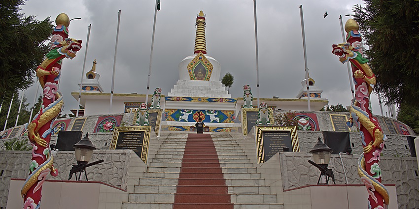 The scenic Tawang war memorial is one of the best places to visit in Tawang in December