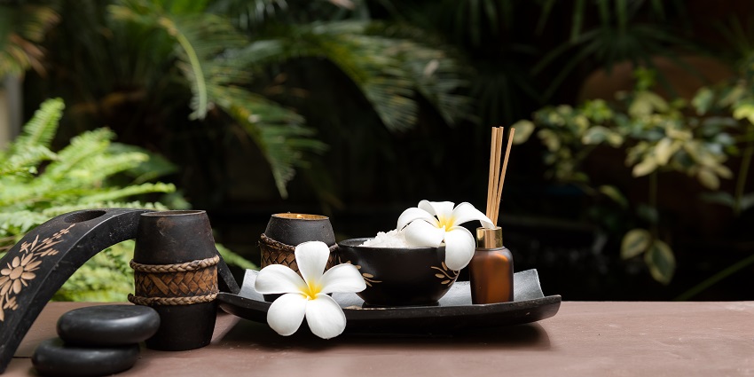 Thai spa massage. Spa treatment cosmetic beauty