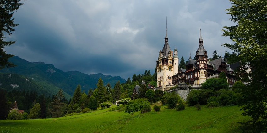 Visit the elegant Peles Castle, a former royal residence in the Carpathians is a special attraction.