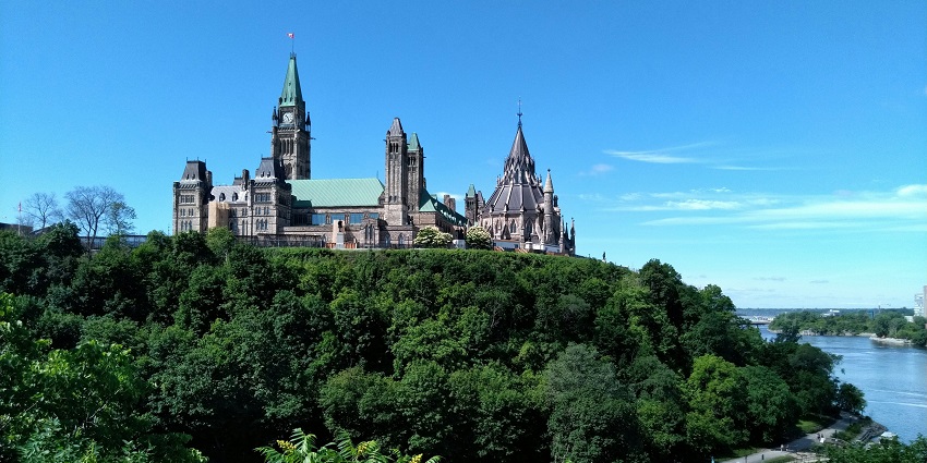 Things to do in Ottawa include exploring Gothic revival buildings at Parliament Hill.