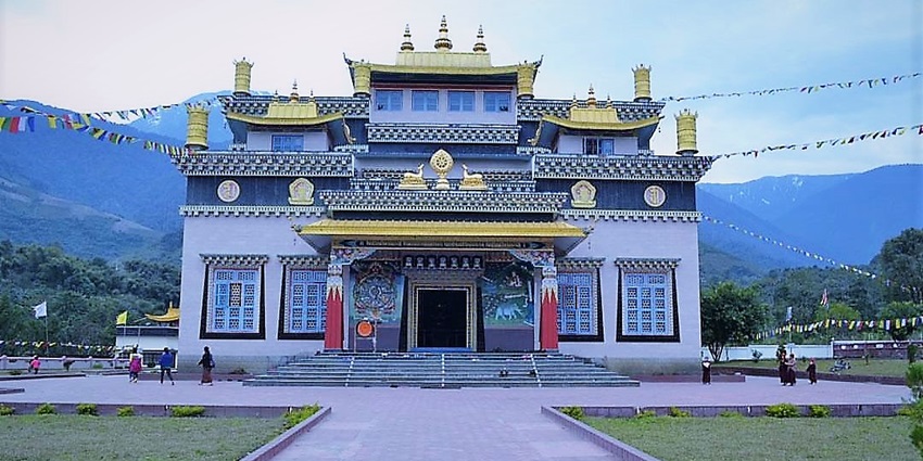 Tuting monastery is one of the best places to visit in Arunachal Pradesh in May.