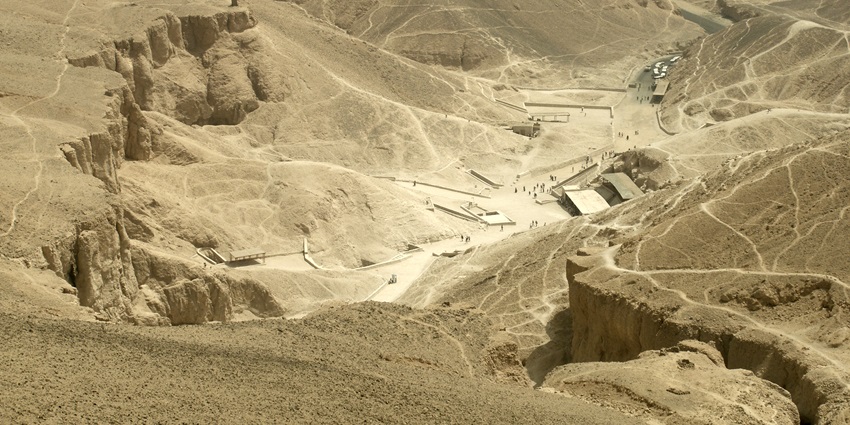 An image of the Valleys of the Kings, among the iconic monuments in Egypt.
