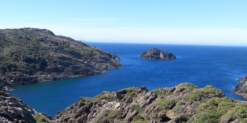 Rugged cliffs, windswept landscapes, and wild coastline in Cap de Creus Natural Park near Cadaqués.