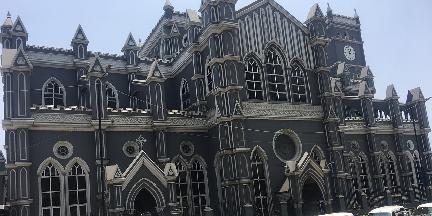 Admire the beautiful Gothic architecture of the Cathedral Church of Christ, one of Lagos' most prominent churches.