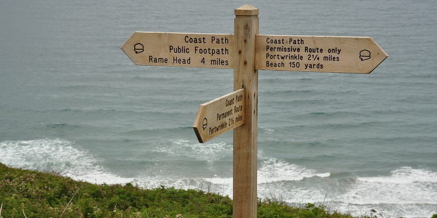 Things to do in East Devon include trekking along coastal cliffs, countryside views.