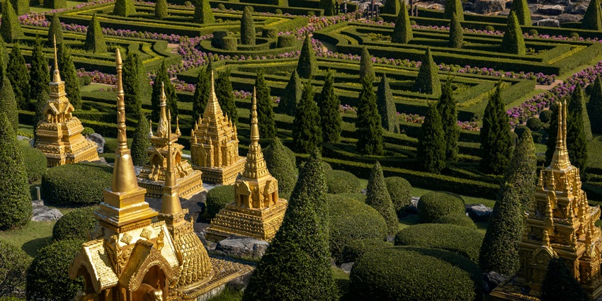 Stroll through the lush Nong Nooch Tropical Garden, home to exotic plants, impressive sculptures, and cultural shows.