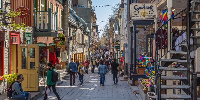 things to do in Quebec Canada include strolling through the charming Petit Champlain area lined with shops and boutiques.