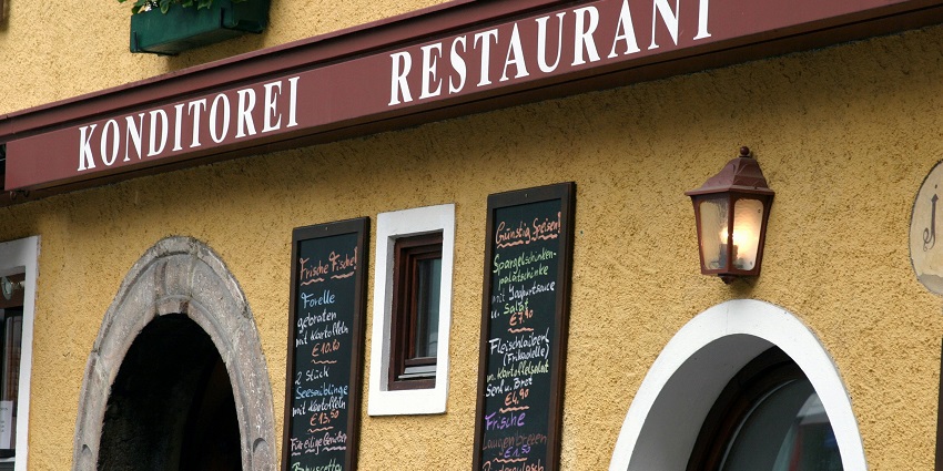 Restaurant in Europe hinting at budget for How Much Does A Europe Trip Cost