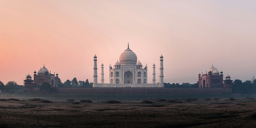Taj Mahal under the moonlight – what to do in Agra at night for a serene experience