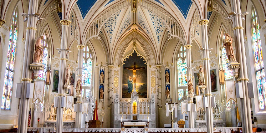 Admire the beautiful interior of Kongsberg Church, a captivating thing to do in Kongsberg Norway.