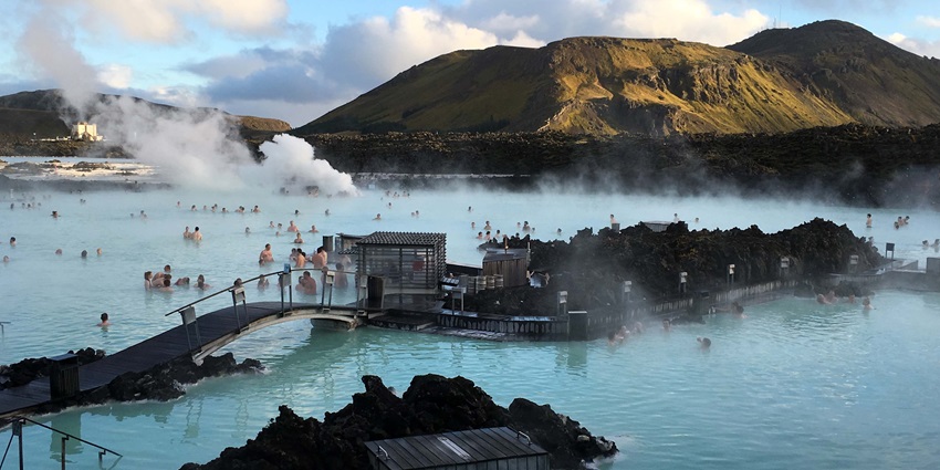 Blue Lagoon is a famous geothermal spa and one of the top places to visit near Reykjavik.