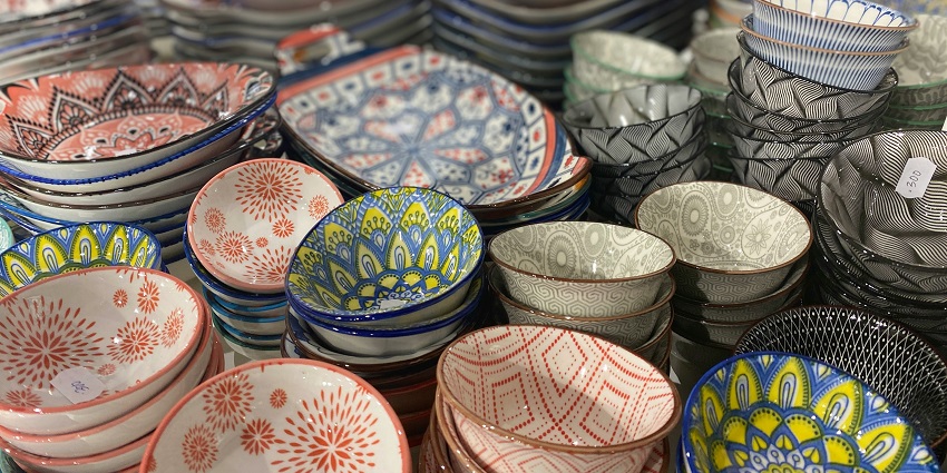 Discover the unique contemporary ceramics at Fish & Olive Gallery one of the top things to do in Halki Naxos.