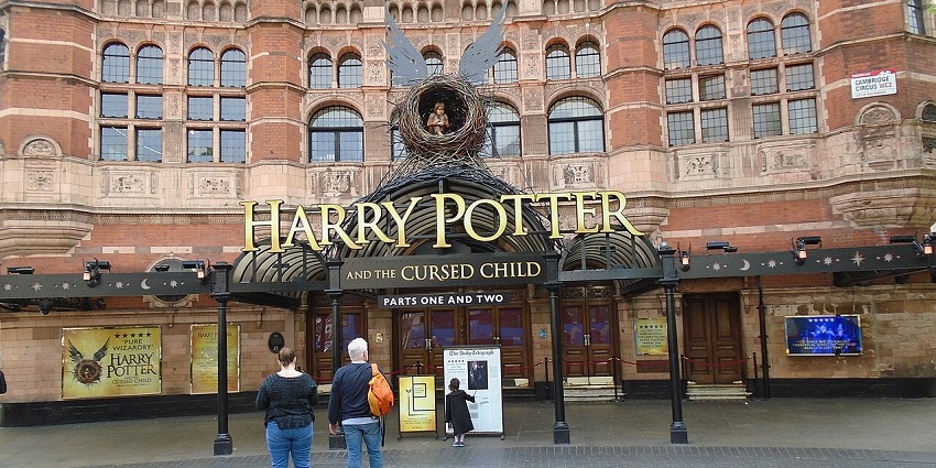Watching the 'Harry Potter and the Cursed Child' show at Palace Theatre, one of the top things to do in London UK in October.