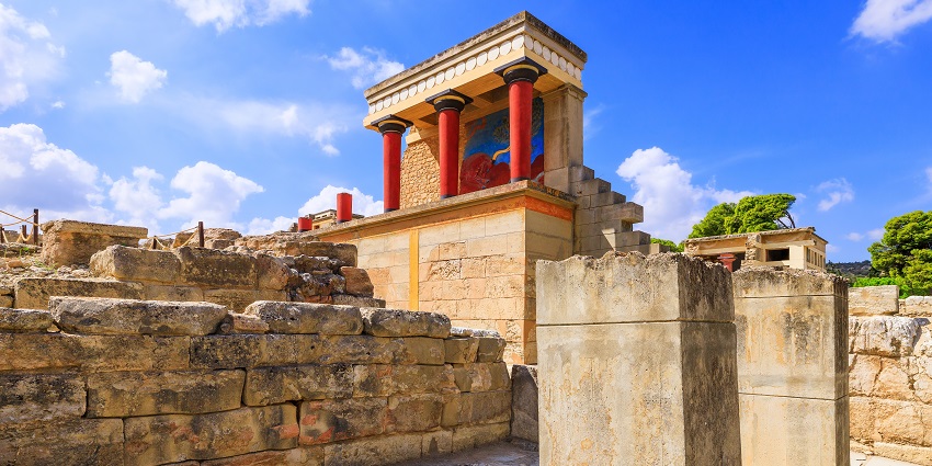 Historic Heraklion city in Crete, one of the captivating places to visit near Santorini.