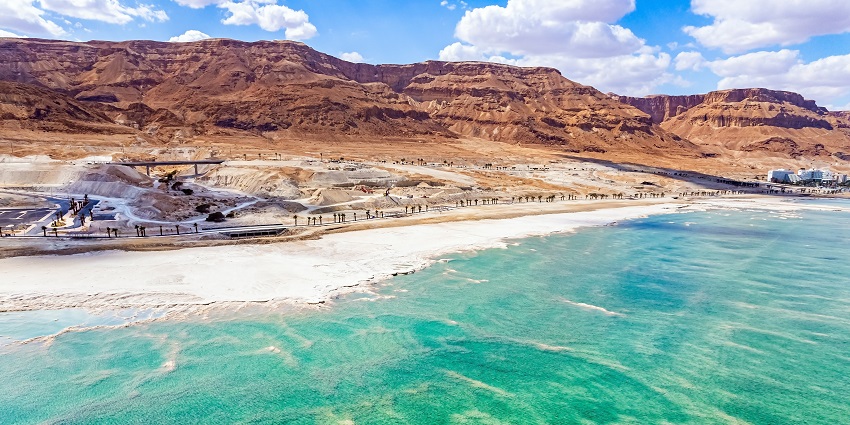 The breathtaking Dead Sea, a must-visit natural wonder and one of the places to visit near Jerusalem.