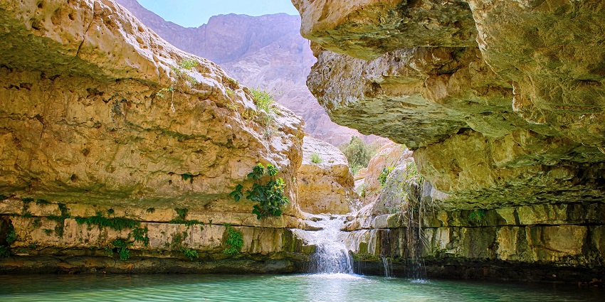 Scenic Arugot Stream in Ein Gedi Nature Reserve, top places to visit near Jerusalem.