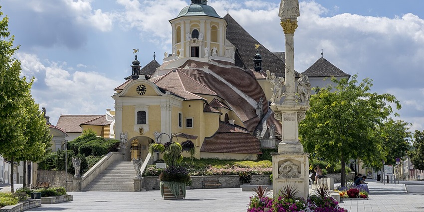 Historic Haydnkirche church in Eisenstadt, among the best places to visit near Vienna.