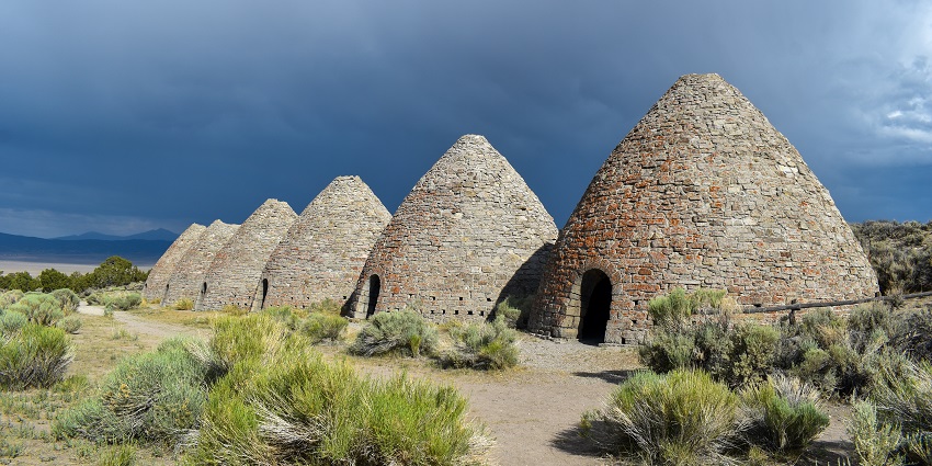 Historic Ward Charcoal Ovens in Ely, one of the fascinating places to visit near California.