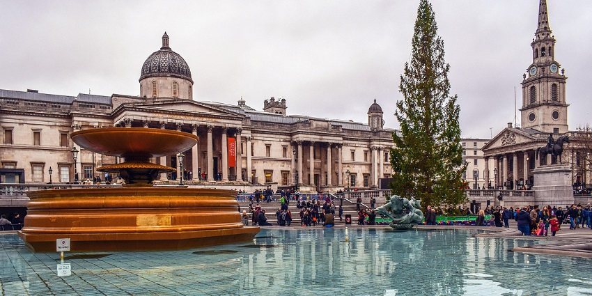 Celebrating Diwali in Trafalgar Square is among the most vibrant things to do in London UK in October.