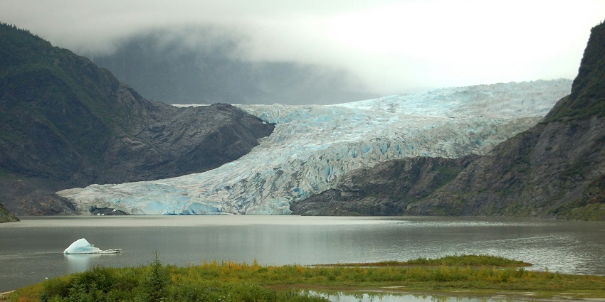 Exploring majestic Mendenhall Glacier, one of the best things to do in Juneau Alaska.