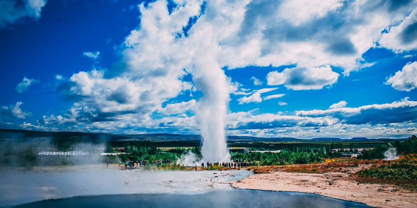 Geysir Geothermal Area is one of the most unique places to visit near Reykjavik.