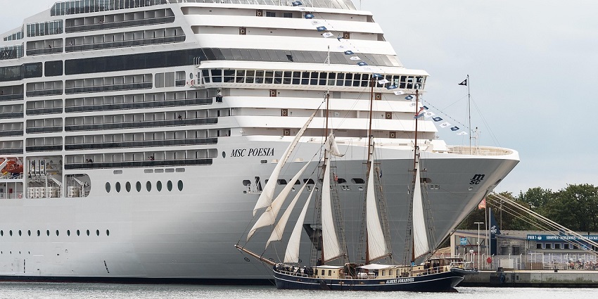 Sailing with vibrant cruise boats, one of the most relaxing things to do in Paphos at night.