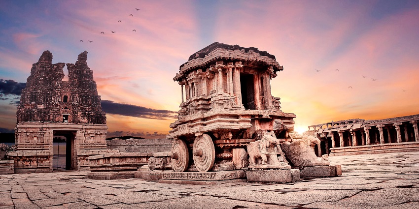 Hampi is one of the most famous places to visit in Karnataka in November.