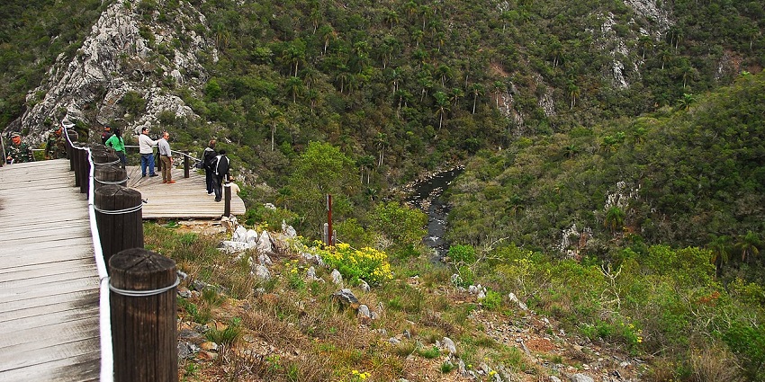 Explore Quebrada de los Cuervos with wooden decks and scenic views among things to do in Uruguay.