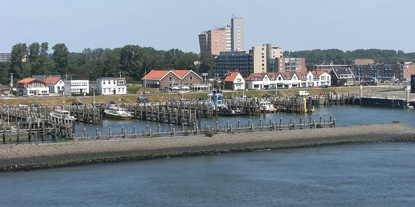 Scenic view of Hoek van Holland with beach, sea, and coastal landscape.