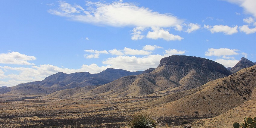Top view of Kartchner Caverns State Park with mountain slopes, amongst the top places to visit near Phoenix.
