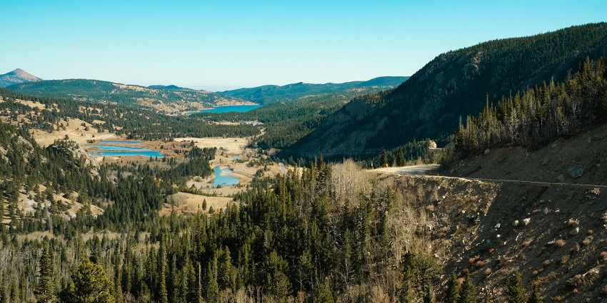 Nederland with serene lake and mountain views, among the best places to visit near Denver.