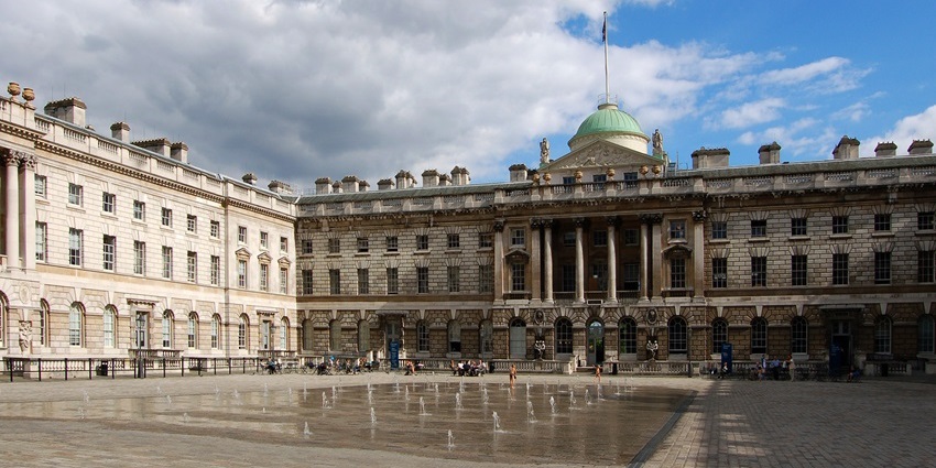 Skating at iconic Somerset House is one of the best things to do in London in winter.