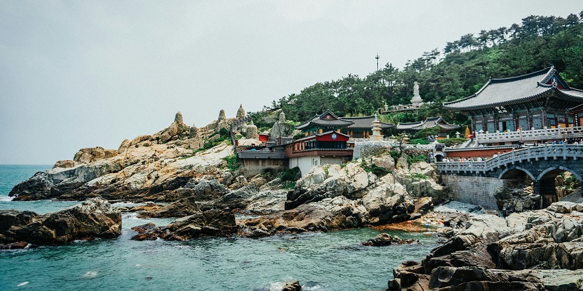 Busan South Korea vibrant cityscape and coastline top places to visit near Philippines.