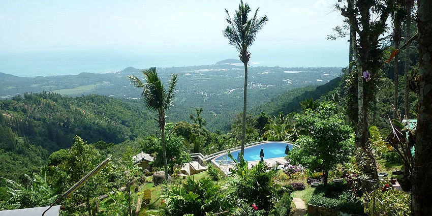 A beach and coastline view, a peaceful spot among places to visit near Koh Samui.